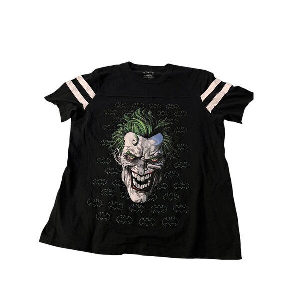 Batman Joker Graphic T-Shirt XL Black & White - Picture 1 of 6